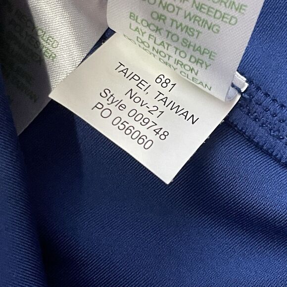 LILLY PULITZER Luxletic 24" Leggings Medium Blue Weekender High-Rise UPF 50+ - Picture 9 of 11